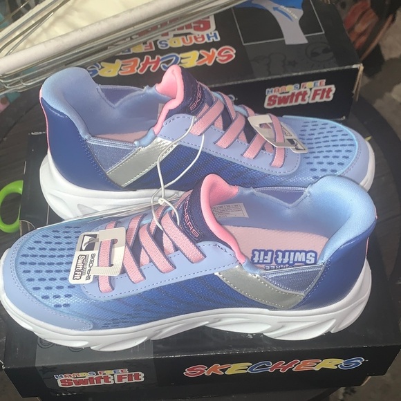 Skechers Other - Skechers Kids' Blue and Pink Sneakers